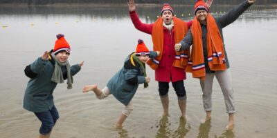 voorbereiding nieuwjaarsduik